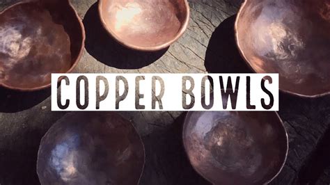 making copper bowls from scrap